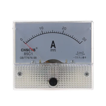 85C1 analogni ploča mjerač struje DC ampermetar 30A