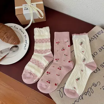 Roza ženske čarape JK U Japanskom stilu 