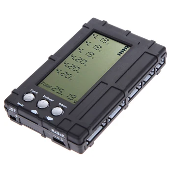 3 u 1 LCD zaslon RC Odvodnik Baterije Napona Mjerač Tester za 2-6 S Lipo Life Mjerač napona baterije
