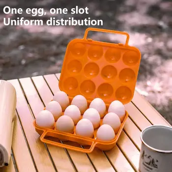 Čvrsta torbica za jaja, dugo nosio Prijenosni spremnik za skladištenje jaja za piknik, Preklopiva kutija za jaja višekratnu upotrebu, Pribor za kampiranje