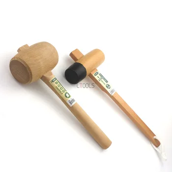 Drveni malj ručni rad u japanskom stilu, čekić od bukve, Rezbareni Drveni malj Stolar, Udaraljke Ručni alati stolar