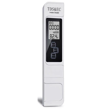 TDS EC Metar Digitalni Tester Kvalitete vode Raspon Mjerenja 0-9999 PPM Mjerač Temperature Čistoće vode Tester
