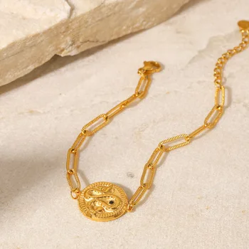 Prekrasna Cijele narukvica-lanac s alatom u obliku zmije od nehrđajućeg Čelika Za žene, kvalitetan nakit na ruci, pokloni