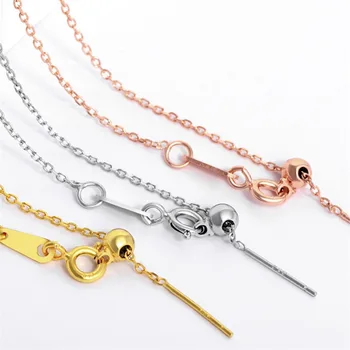 Podesivo osnovni ogrlice za žene i muškarce Univerzalna ogrlica-lanac Može se kombinirati s privjescima DIY nakit pribor