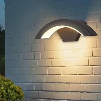 Senzor je vodootporan IP65 vanjska zidna lampa za vrt Individualnost kreativni vanjska zidna lampa za balkona 18W24W 36W u zatvorenom prostoru i na proizvodnju