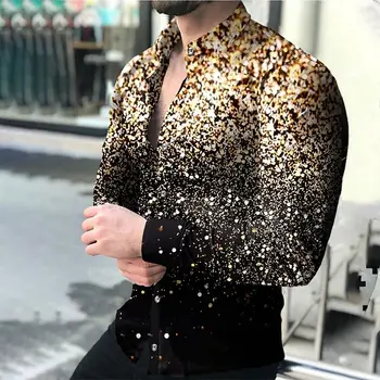 Muška moda casual majica s 3D ispisa