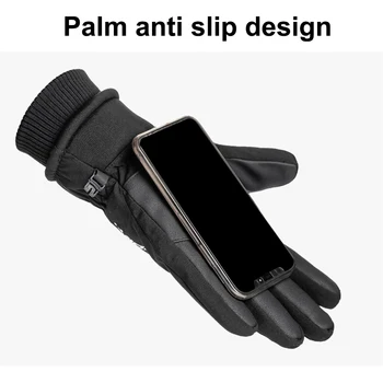 1 Par zimske rukavice, tople vodootporan ветрозащитные sredstva za zaštitu ruku, neklizajući rukavice za zaslon osjetljiv na dodir za aktivan odmor XL