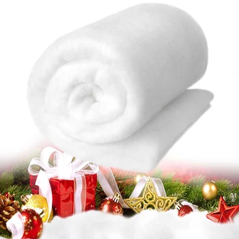Božićni snježni pokrivač, Deka od umjetne pamuka, Poplun za Božićno drvce, Suknje, Dekorativna pozadina, Umjetni snijeg tepih 240 *80 cm