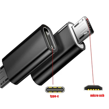 Adapter Type C za žene i Micro USB za muškarce, USB kabel za Android telefona, adapteri za punjenje Sycn Otg pretvarač Samsung Xiaomi 9