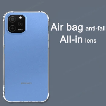 Утолщенная zračni jastuk, šok-dokaz transparentno mekana torbica za telefon od TPU za Huawei nova Y61, torbica, Bistra i stražnji poklopac za y 61, prozirna torbica