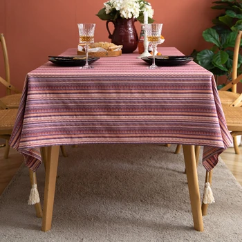 amerykański prostokątny obrus zmywalny na piknik na świeżym powietrzu kuchnia i świąteczny stół do jadalni