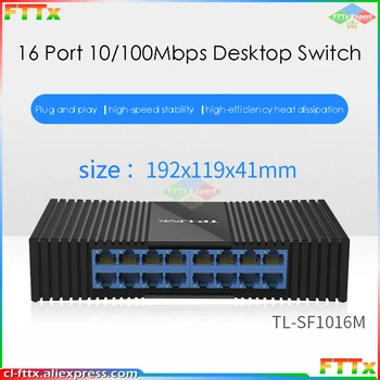 Mrežni switch TP-Link TL-SF1016M sa 16 portova 10/100 Mbit/s Desktop switch Brzo mreže internet-switch Svaki led ukazuje