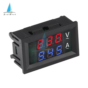 AC 50-500 U Digitalni LCD-Voltmetar Ampermetar 10A 50A 100A 220 v Napon Mjerač Struje Tester Detektor strujnog Transformatora