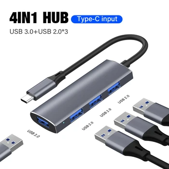 USB 3.0 Type C USB C HUB high-Speed 4-port мультиразветвительный OTG adapter za Xiaomi Lenovo, HUAWEI Macbook Pro Air Pro Pribor