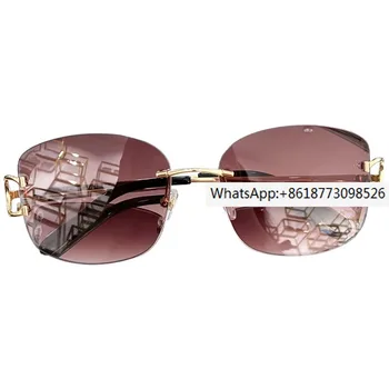 Napredni trendy ženske sunčane naočale INS, personaliziranu kit muških sunčanih naočala bez okvira HD 3.0
