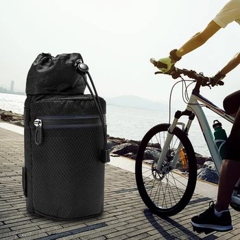 Biciklistička torbica za nošenje boce s vodom, vodootporan izdvojeni čaj, torba za volan, Oxford tkanina 300D za bicikl i električni skuter
