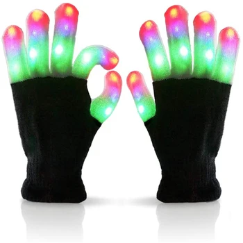 Šarene Rukavice зарева prstiju Kids LED Colorful Gloves za djecu Boys Girls