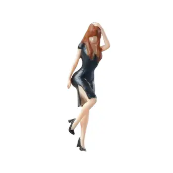 1/64 Velikih Ženske Figure Rekvizite za film 1/64 Ženske Figure Model za Pješčane Površine, Izgled Ukrasa Diorama Izgled DIY Scene Dekor