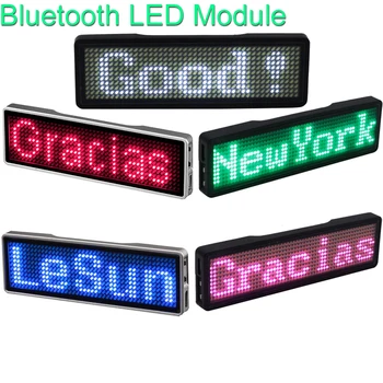 Bluetooth Led Modul Osobna Ikonu DIY Programabilni Прокручивающаяся oglasnoj ploči Mini Led Zaslon HD DIY Kit E-mail