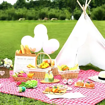 Prijenosni Deku za piknik, Vodootporan Klasični Checkered Deku za piknik, Izdržljiv Folding mat za kampiranje
