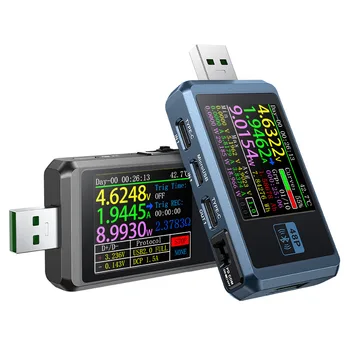 FNIRSI-FNB48P USB, punjač za mobilni telefon dc, detektor napona, ampermetar, brzo punjenje, test snage