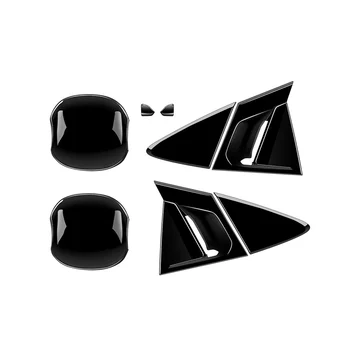 Automobil je Sjajno crna za Prius serije 60 2020-2023 Auto ručka Vanjska vrata ručka Poklopac Zdjele Navlaka Naljepnica