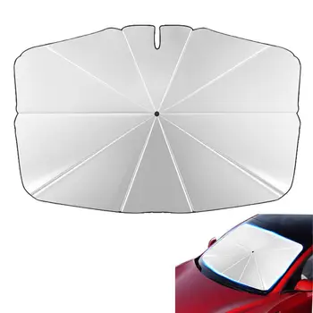 Za sunčane tendu na prozor automobila Tesla, sjenilo na vjetrobranskom staklu, suncobran, toplinska izolacija vozila, Zaštita kabine, auto oprema