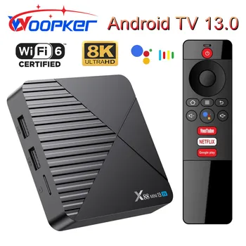 Wopker ATV X88 MINI 13 TV Android 13 Smart TV BOX 8K RK3528 WiFi6 Bluetooth 5,0 Voice Daljinski Upravljač YouTube, Netflix pojedinca ili kućanstva