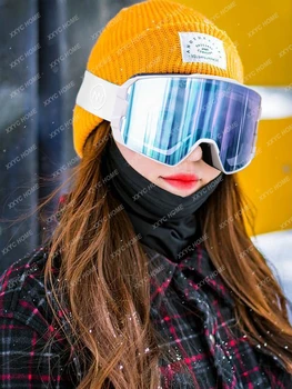 Ski naočale sa magnetnim usisavanjem -, Velike Cilindrične Dvoslojni Svjetla za Jedno - i dual layer Ski naočale za muškarce i žene