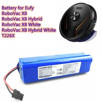 Zamjenjiva Baterija za Robota-usisivača serije Eufy RoboVac X8 odgovara Broju dogovor Eufy PA61 14,4 V 5600mAh/6500mah RoboVac X8 T226X