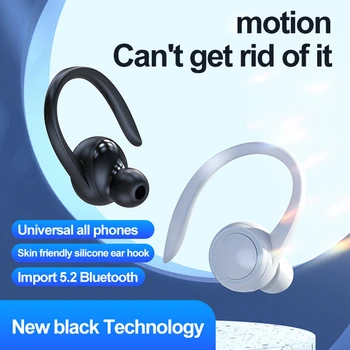 Bežične slušalice T10 jednom uhu i mikrofonom koje su kompatibilne s Bluetooth 5.2 za sve pametne telefone sportske slušalice s hands-free priključak