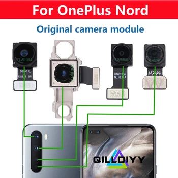 Originalni modul glavni rearview za Oneplus Nord, okrenut prema stražnjem dijelu kamere za селфи, Fleksibilan kabel za makro fotografiju sa širokim dubine