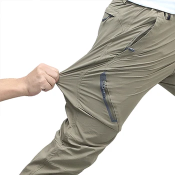 Четырехсторонние elastične быстросохнущие hlače za muškarce, ulica hlače za planinarenje, lagane i tanke ženski ljeto elastične prozračne hlače