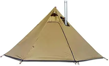 Lagani Tople šatore Tipi težine 5 kg po osobi sa Utičnica za štednjak, Stoji soba 7'3 
