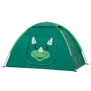 dječje pješačkih šator s dinosaura za 2 osobe - zelena boja