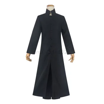 The Matrix Cosplay, individualni crno odijelo za косплея, тренч u stilu Neo, kaput, Srednjovjekovna Ženska Muška odjeća za djevojčice i dječake, Unisex, Cos Odijevanje